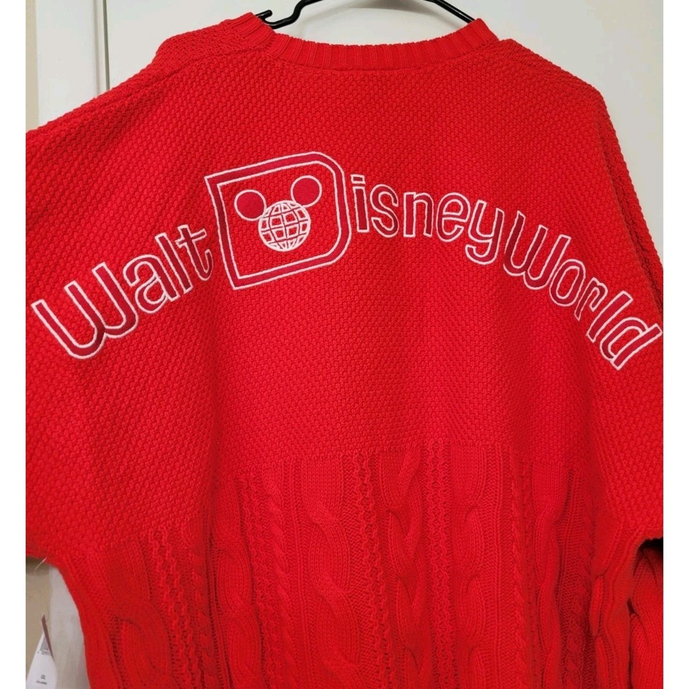 Walt Disney World Spirit Jersey Cable Knit Pullover Sweater Size XXL Rare 2X NWT - Picture 5 of 9